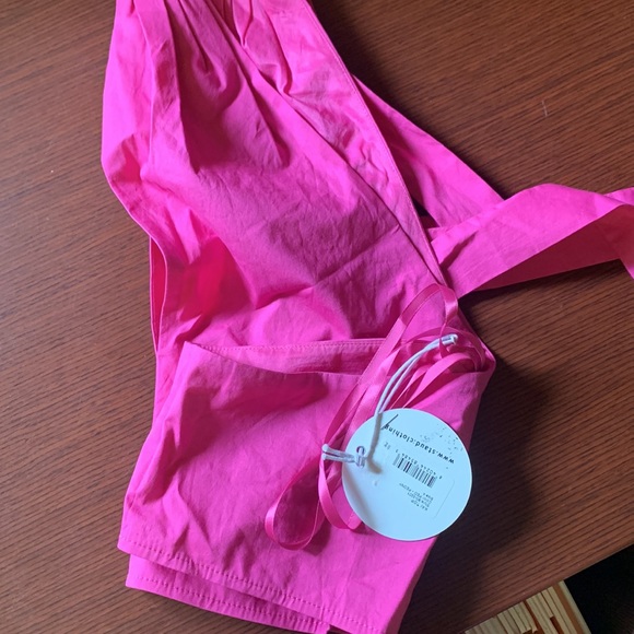 New Staud Hot Pink KAI Halter Twist top- Barbie vibes - Picture 8 of 12